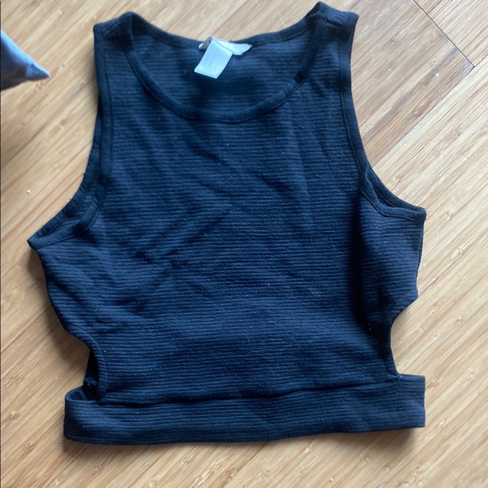 Black Sleeveless Women's Top